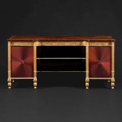 An important rosewood and giltwood pier table after a design by Thomas Sheraton