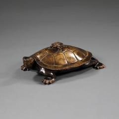 Early 19th Century Japanese Lacquered Turtle