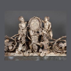 Early 18th Century Italian Carved Mirror