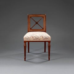 Pair of Regency Dining Chairs with Caned Back
