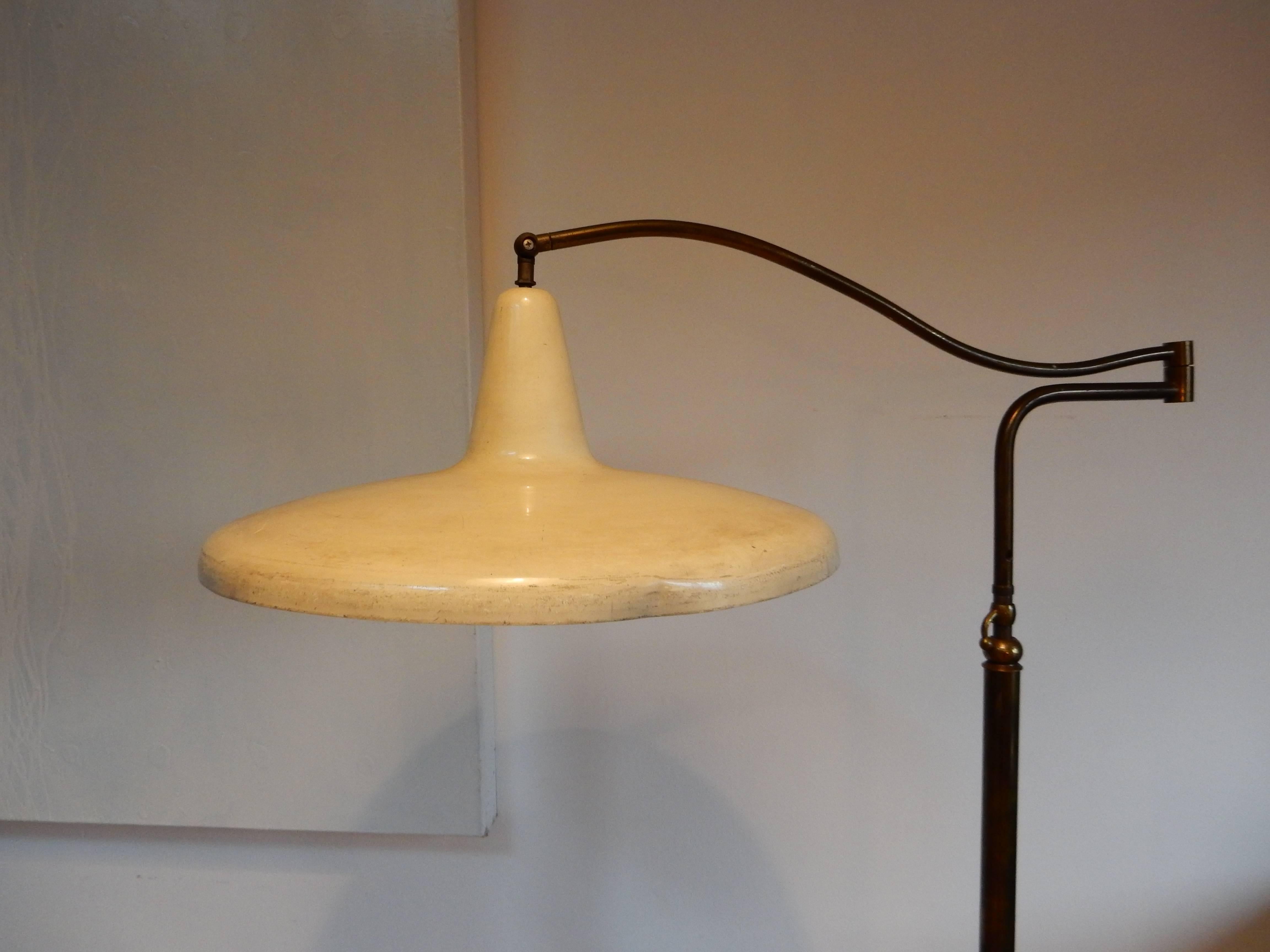 Italian Stilnovo Ajustable Floor Lamp, 1960