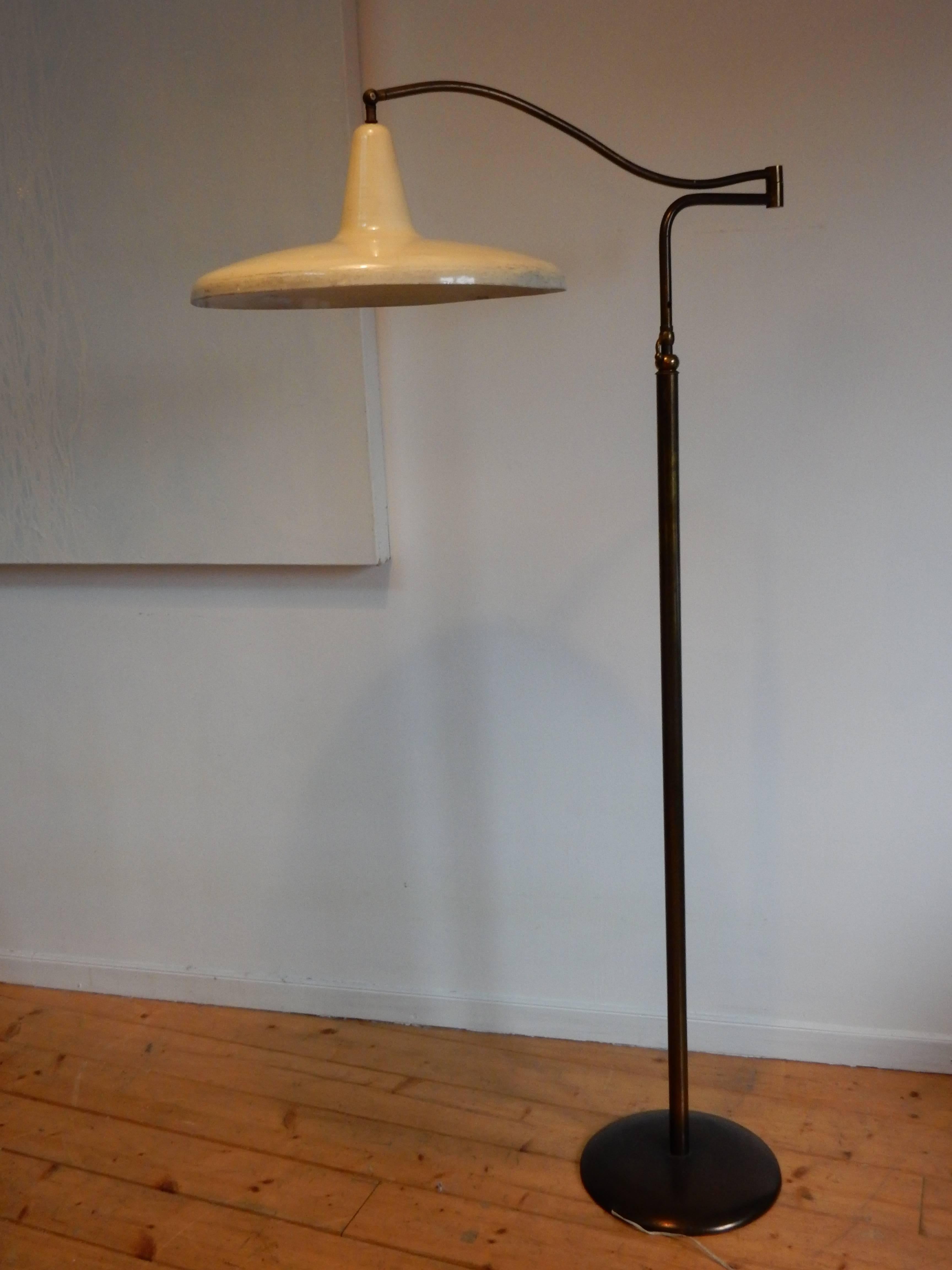 Mid-Century Modern Stilnovo Ajustable Floor Lamp, 1960