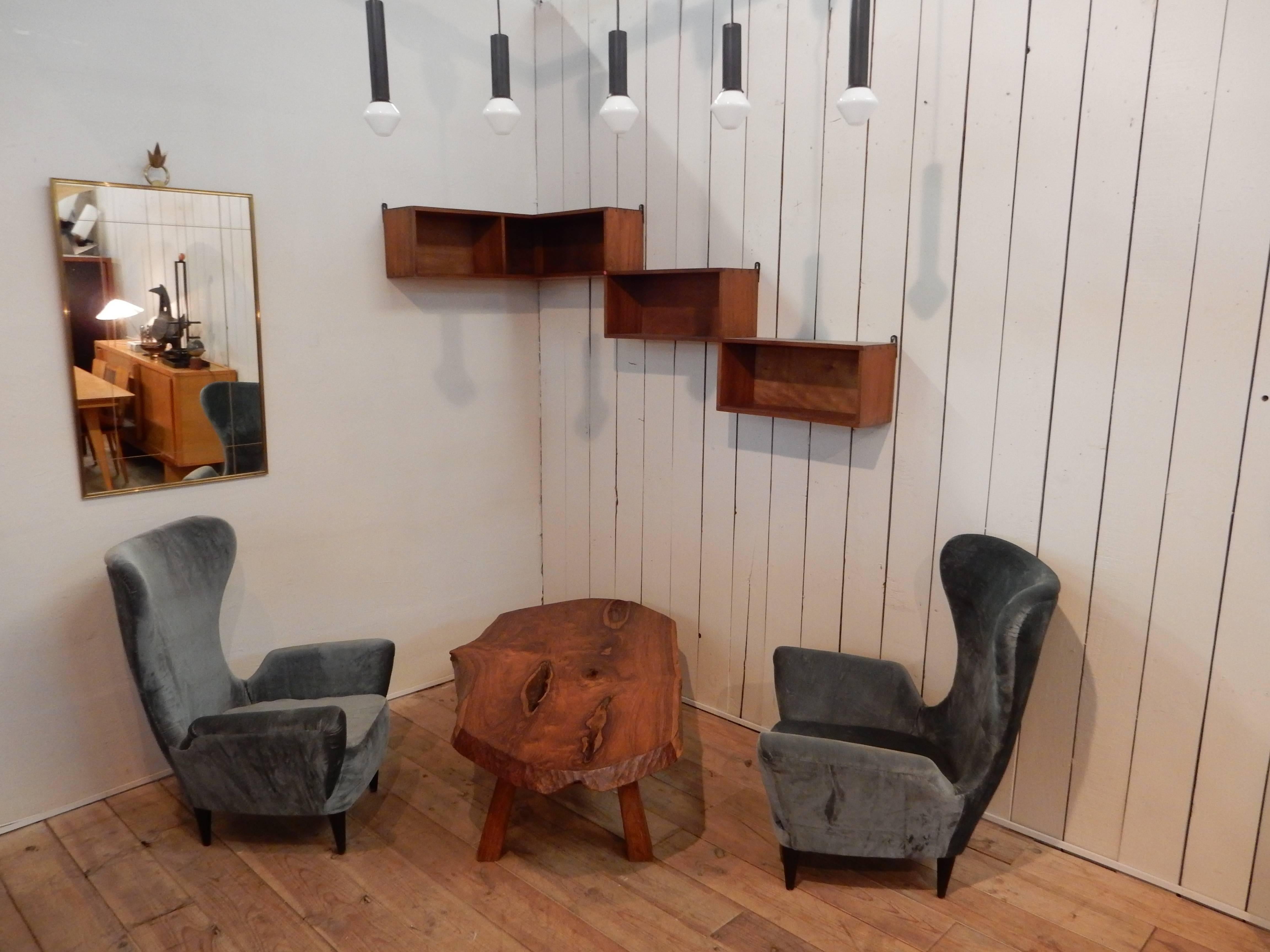 Pair of 1960s Armchairs in the Style of Paolo Buffa 1