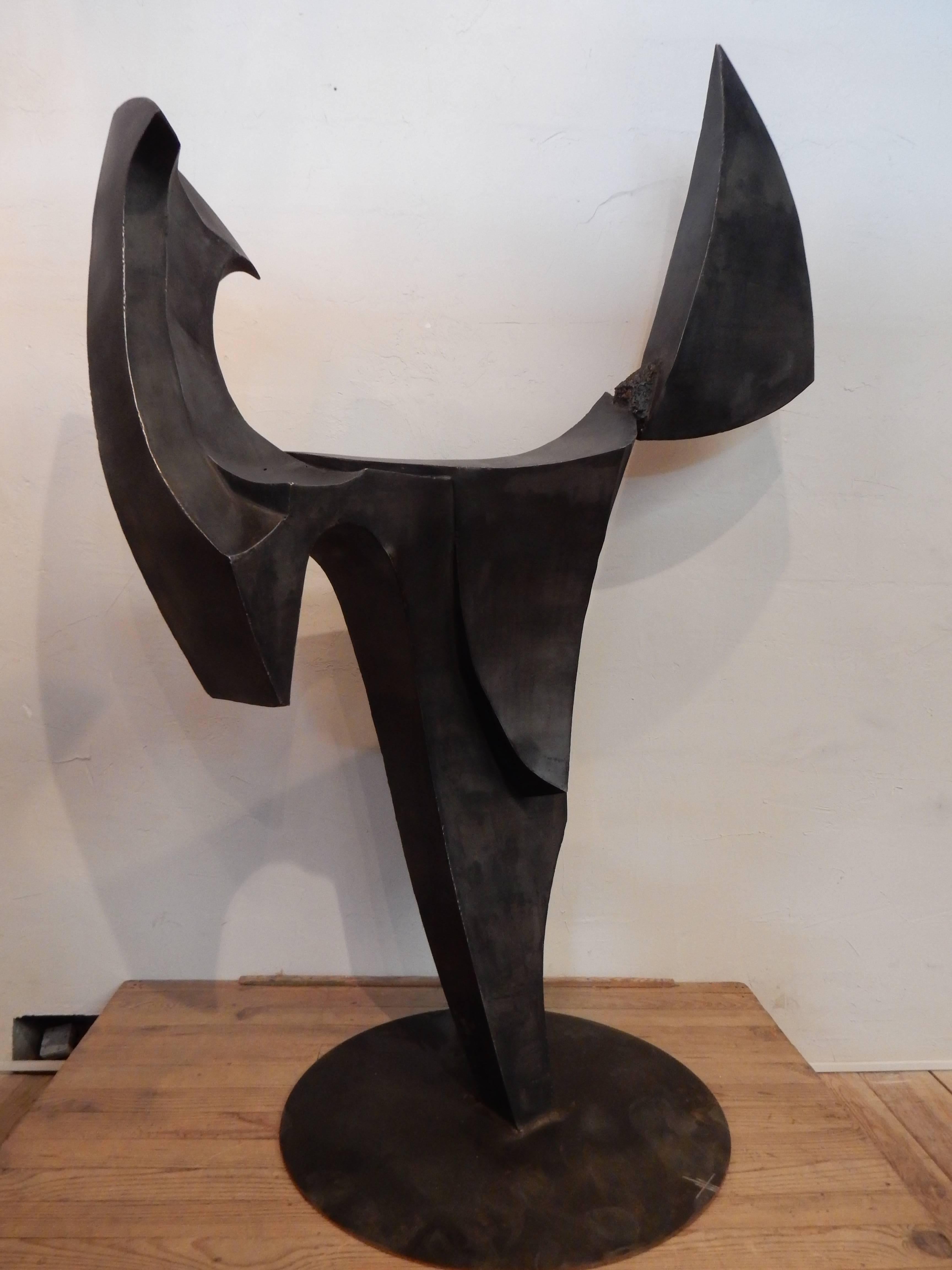 Cyrille Husson TOTEM Steel Sculpture 2