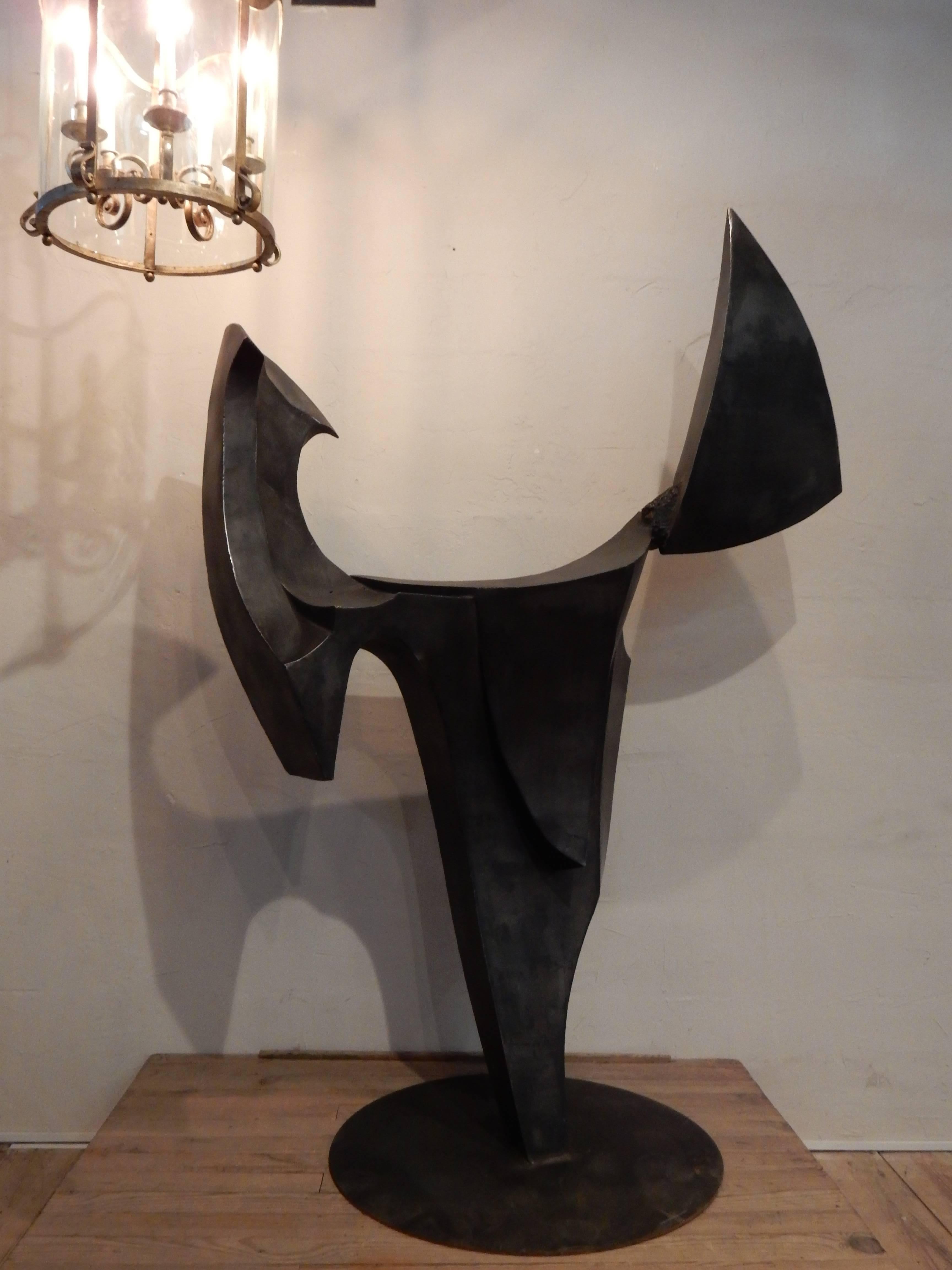 Welded Cyrille Husson TOTEM Steel Sculpture