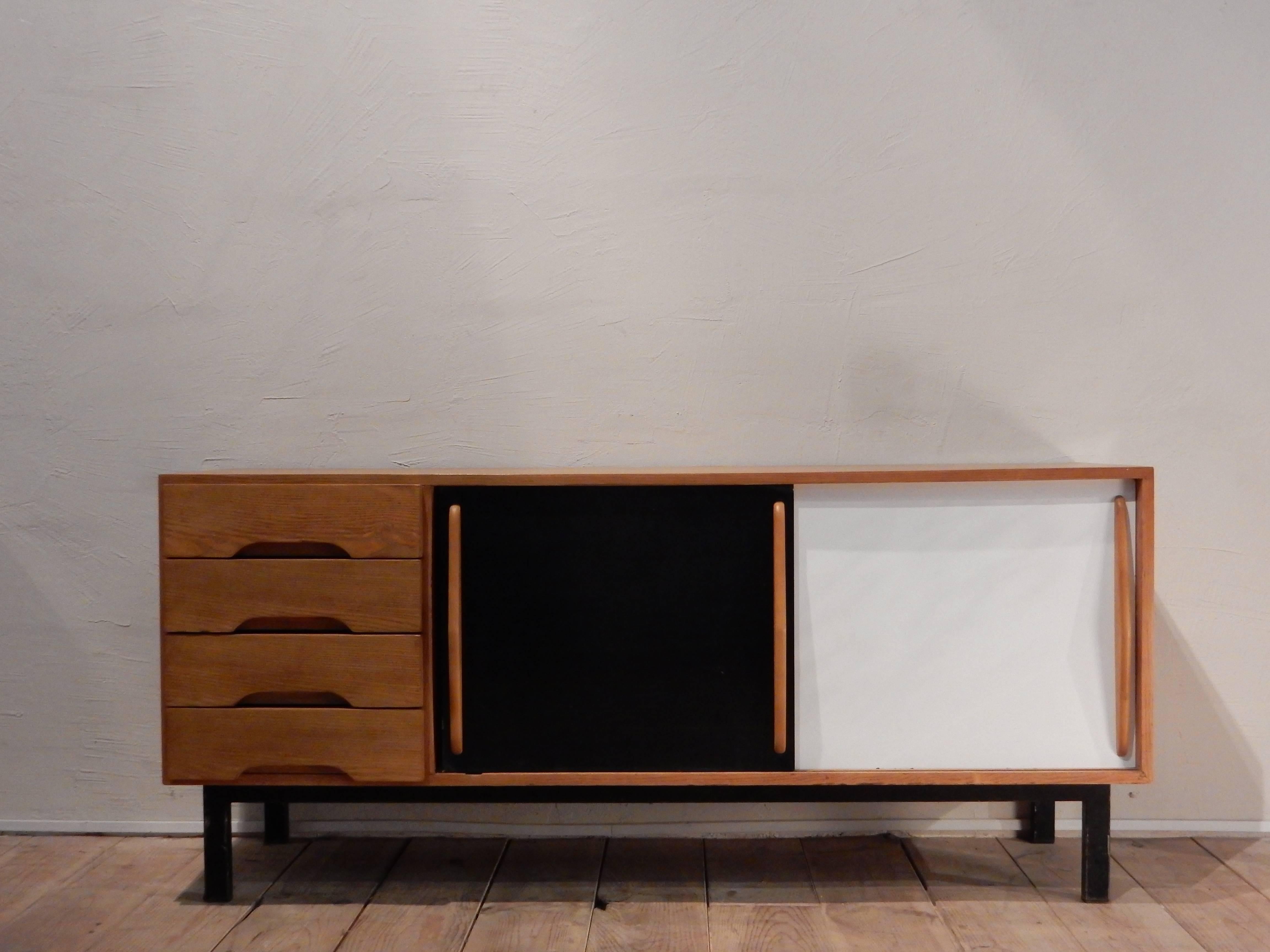 French Charlotte Perriand Original Cansado Sideboard, 1959