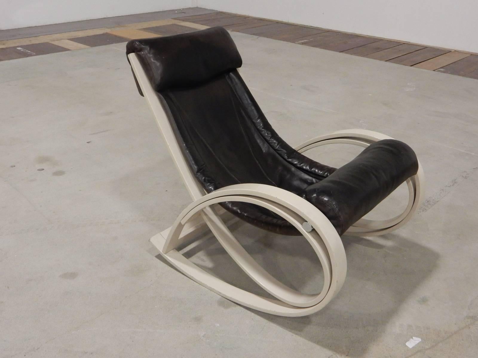 Sgarsul Rocking Chair by Gae Aulenti, 1962 1