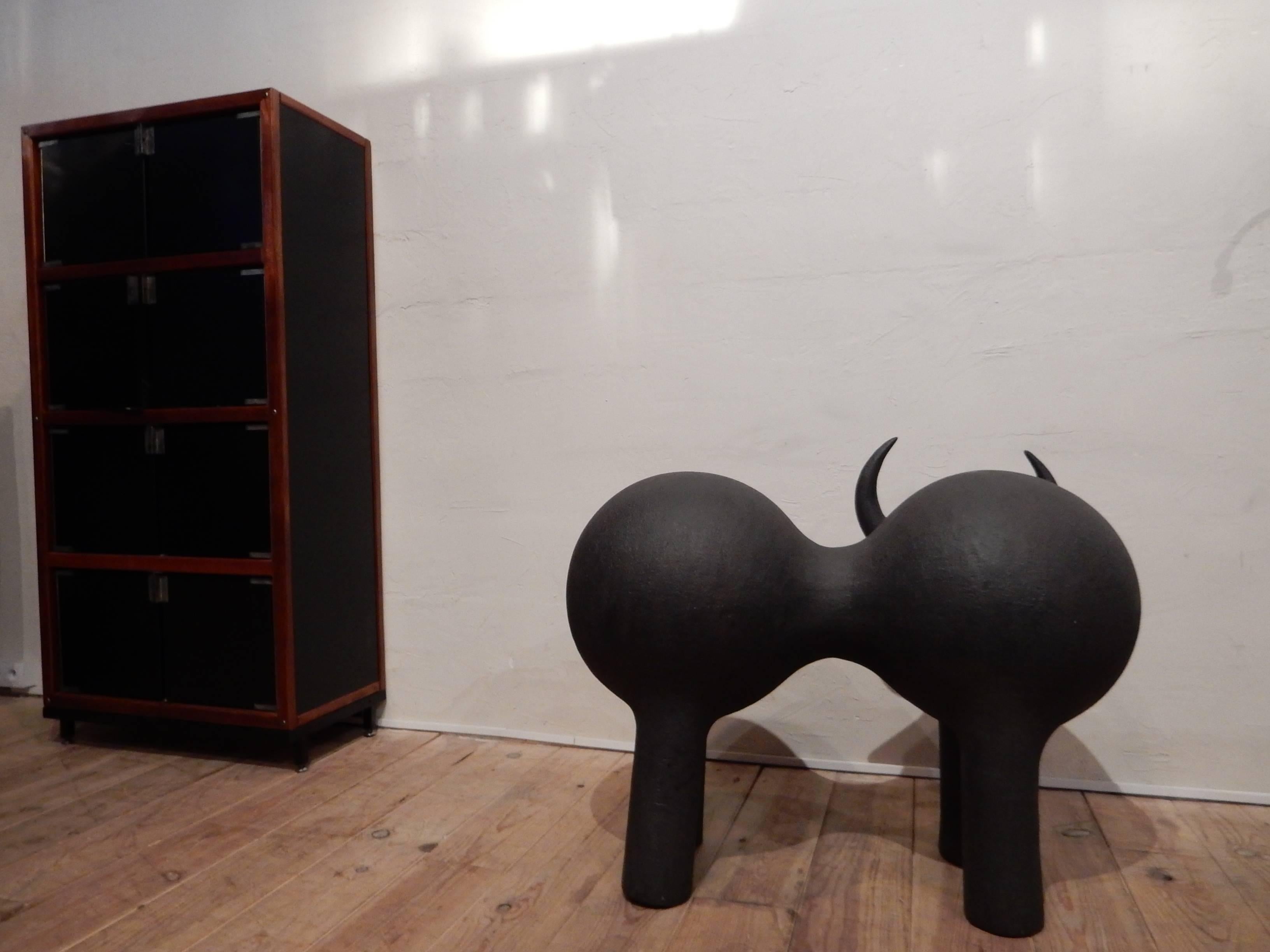 Contemporary Cyrille Husson Big Bull Unique Piece