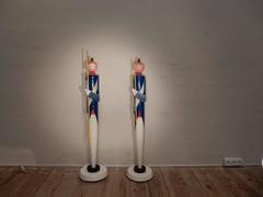 Suzanne Bonnichon Pair of Soldier Floor Lamp