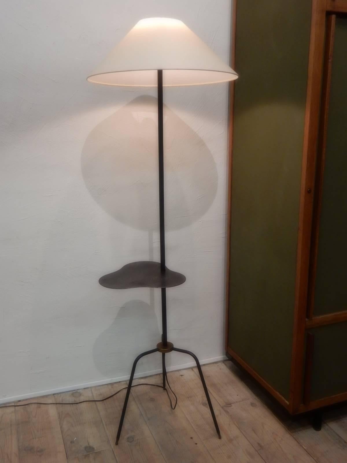 Brass 1960, French Floor Lamp