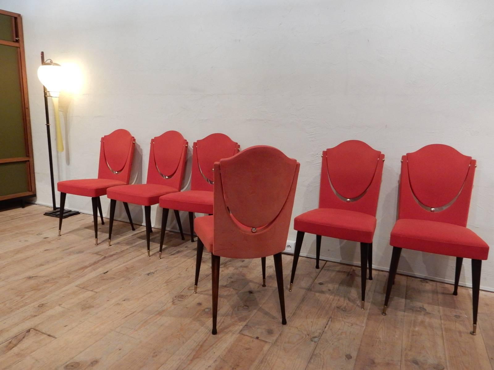 Set of 1960 Neo Baroque Chairs 1