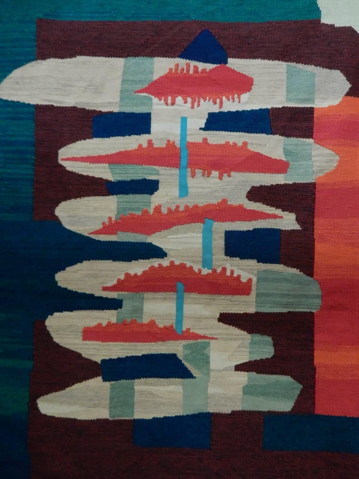 Max Truninger Monumental Tapestry Handmade 1
