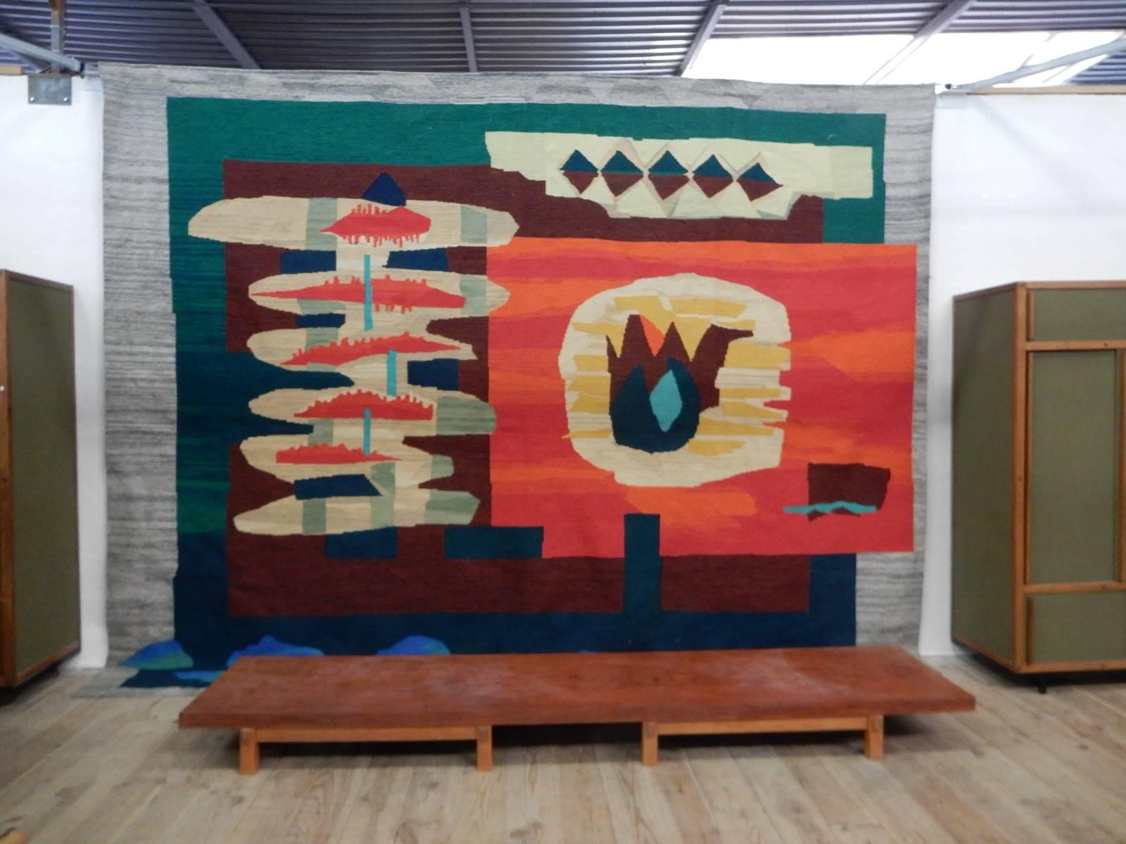 Max Truninger Monumental Tapestry Handmade 3