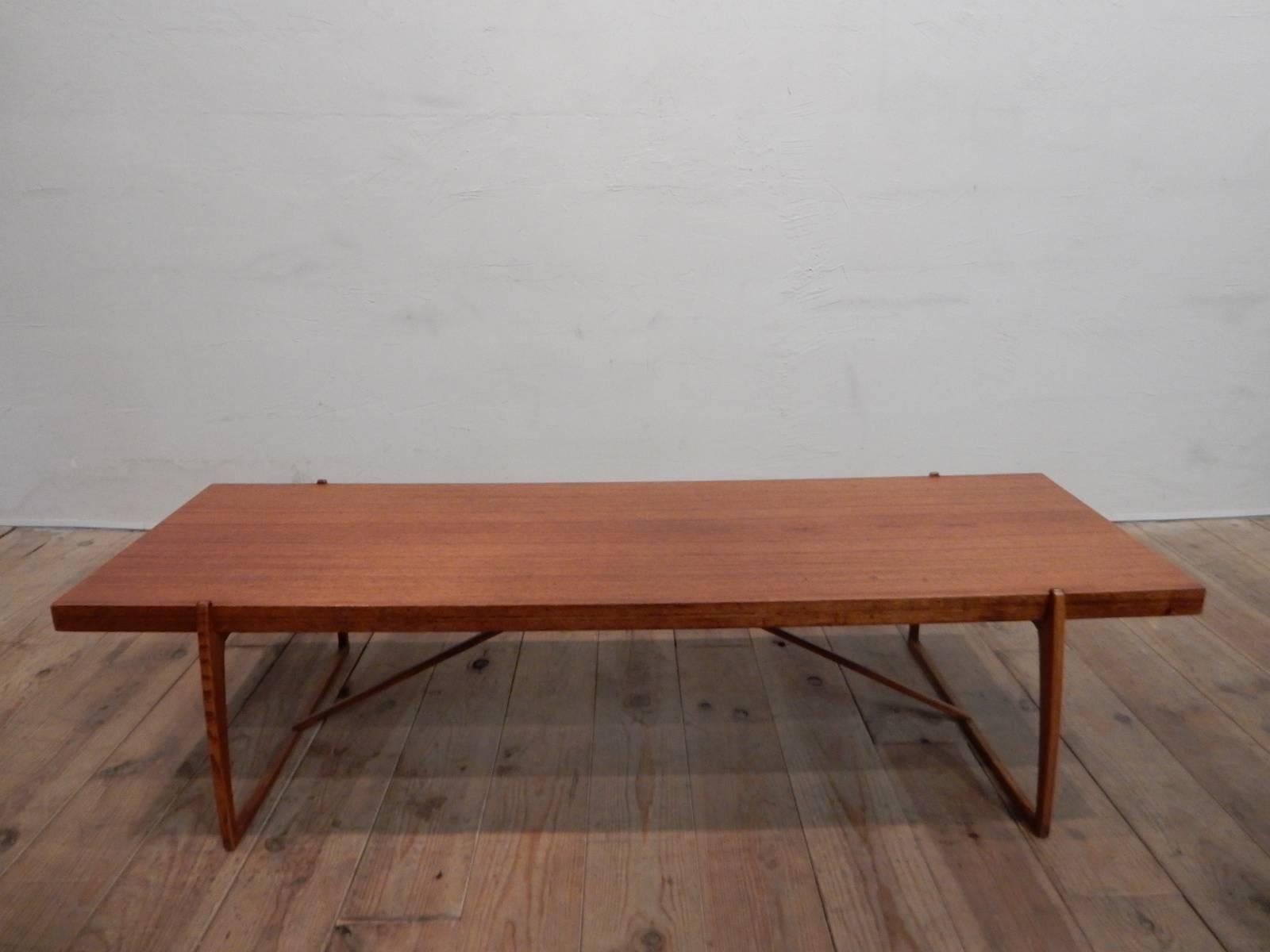 Mid-Century Modern Architonic Large Danish 1950 Coffee Table