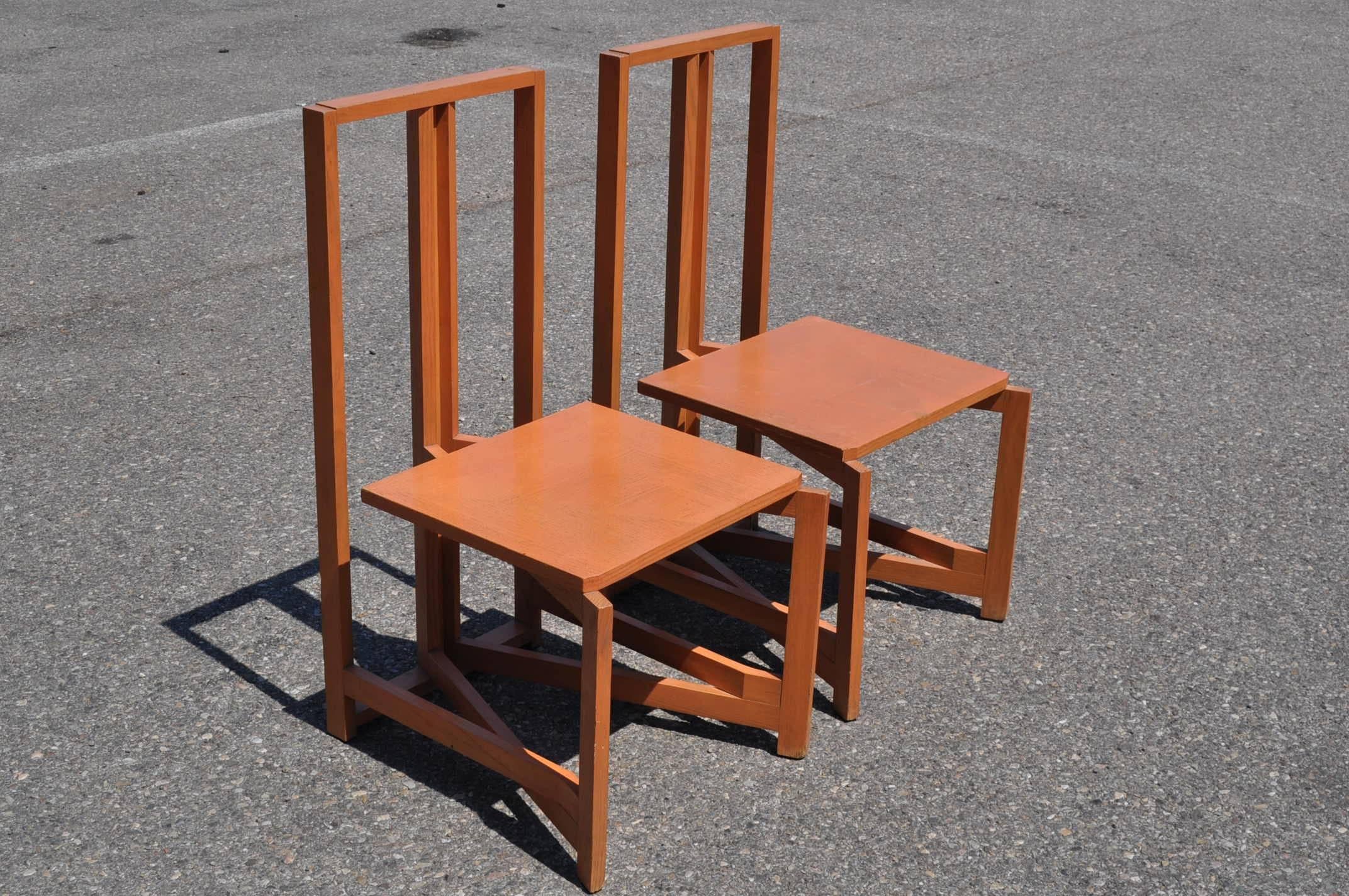 French Philippe Parent Architect Chairs For Sale