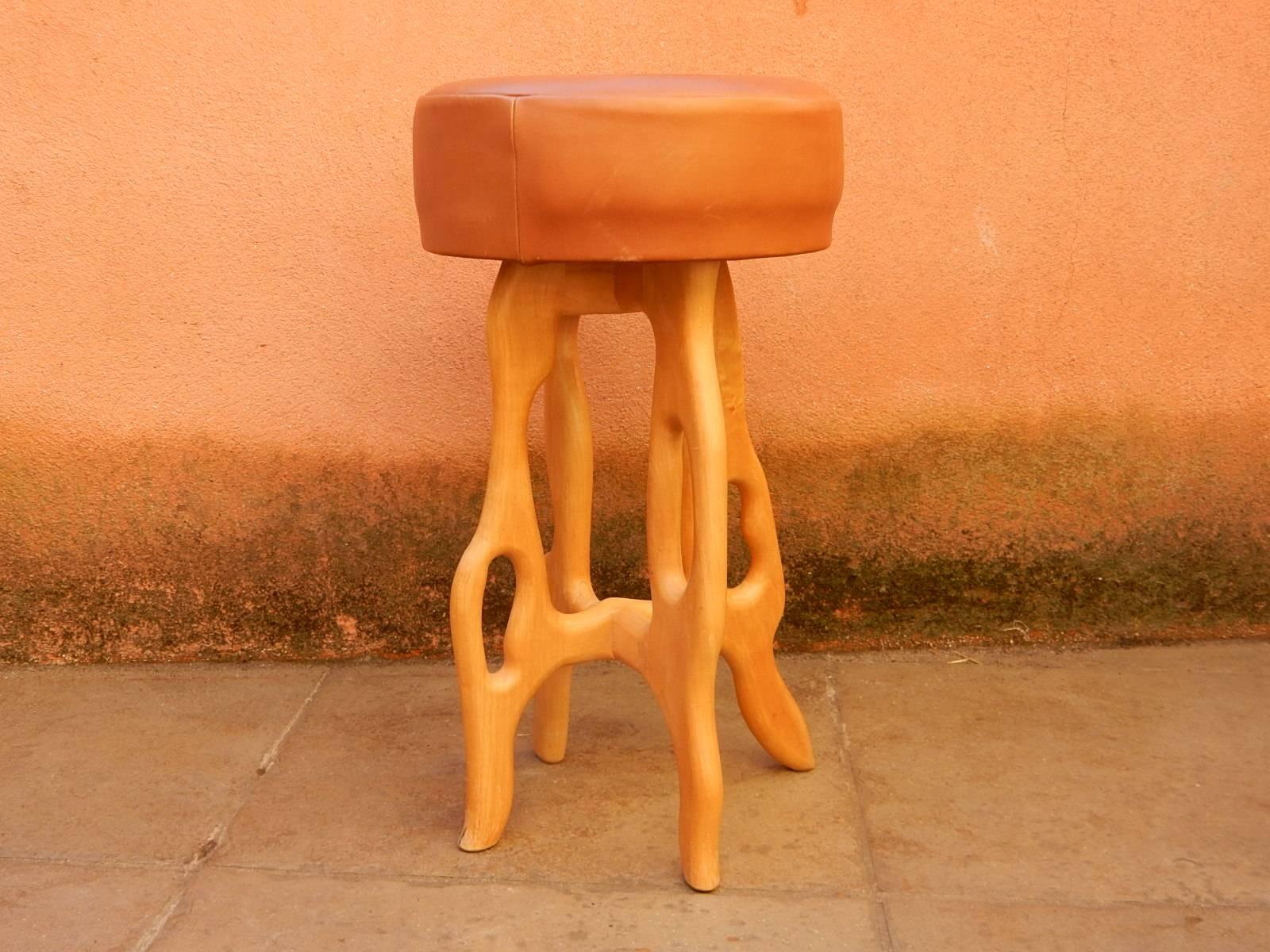 Set of Four Organic Stools 2