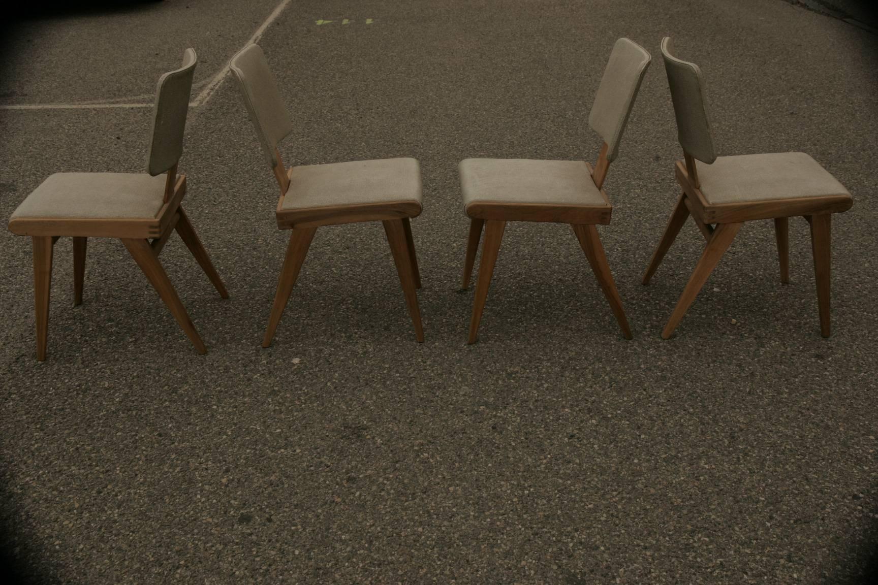 Ash Andre Sornay Magnifique Set of Four Chairs