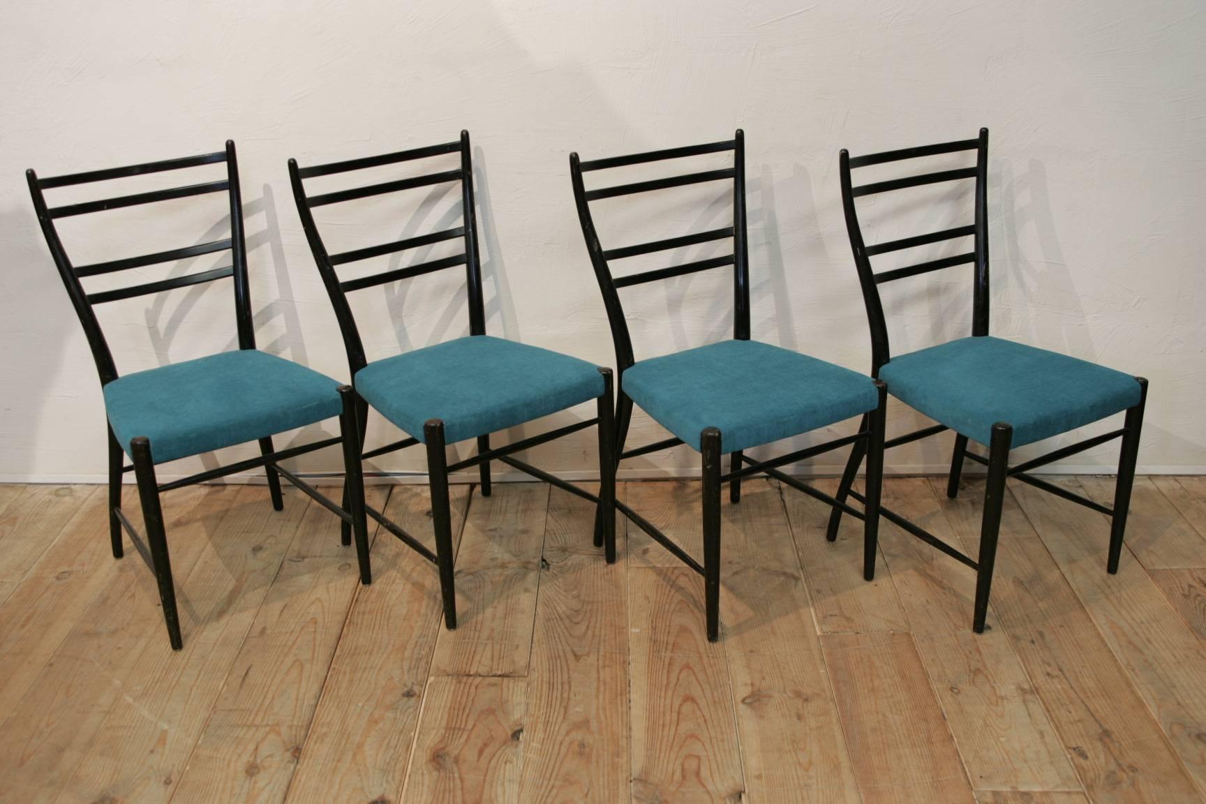 Mid-Century Modern Set of Danish 1960 Chairs For Sale