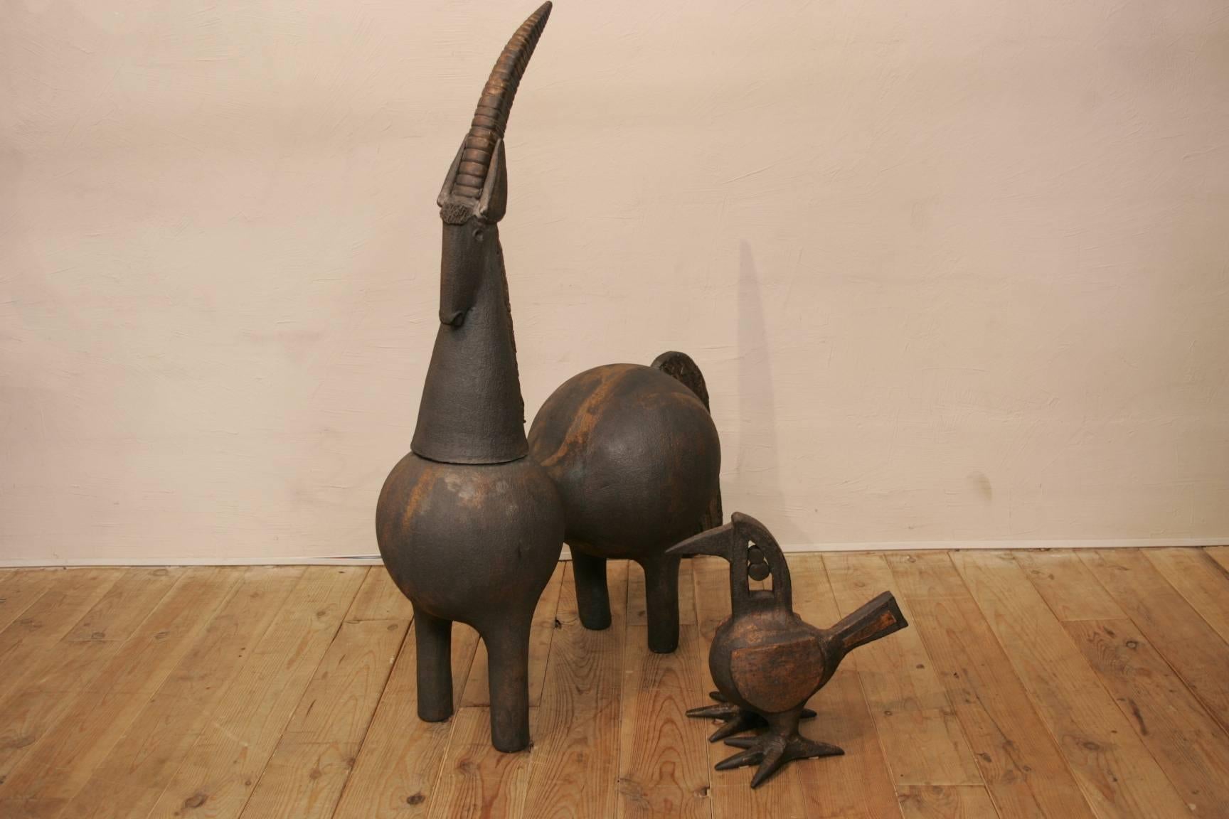 Contemporary Dominique Pouchain Big Licorne Ceramic