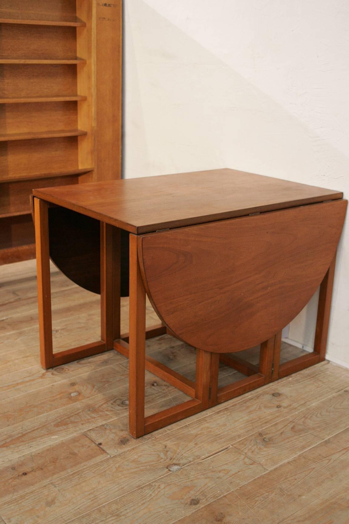 Mid-20th Century Architonic Midcentury Extending Dinning Table For Sale