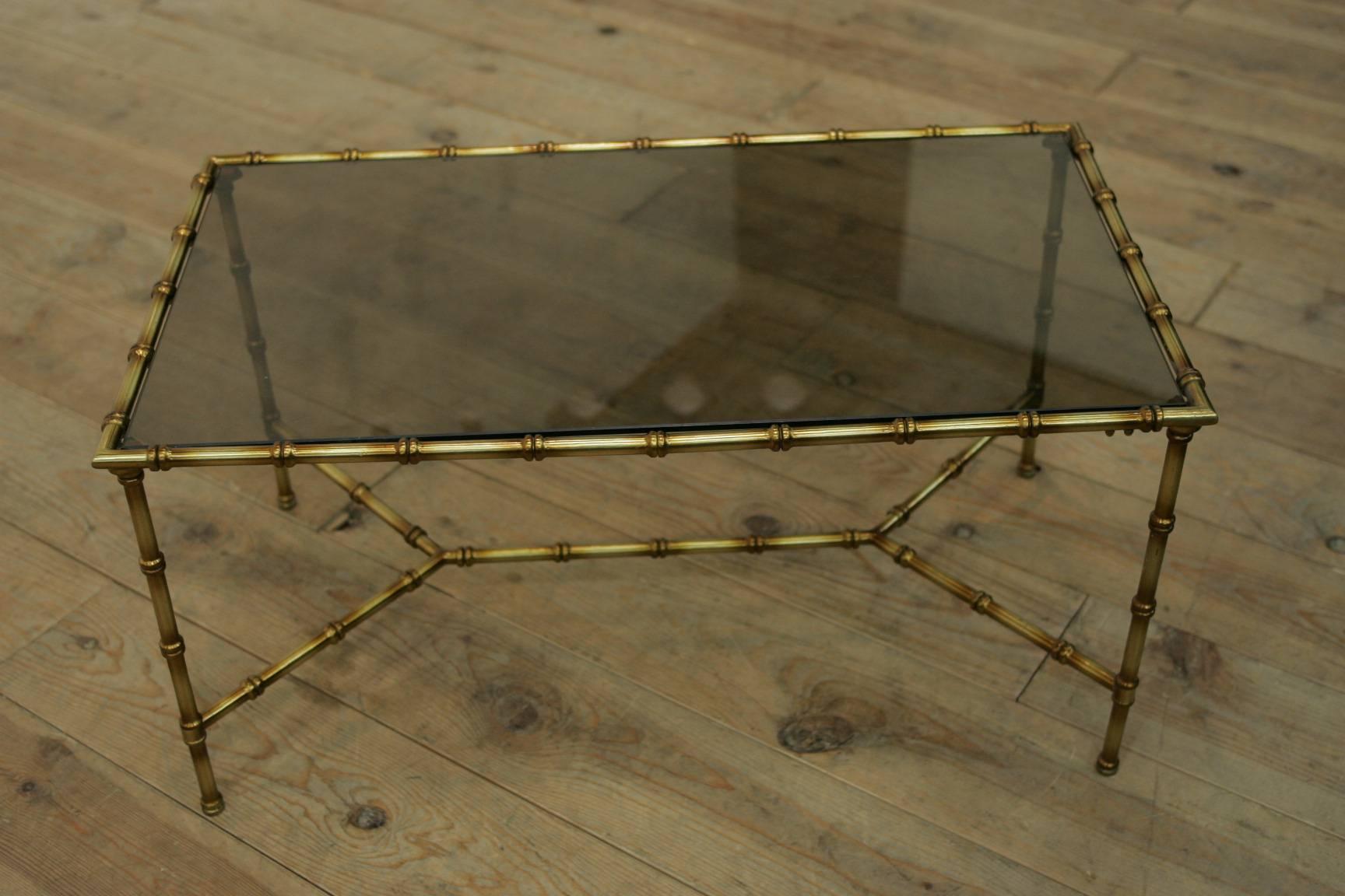 Gilt Maison Bagues Style Coffee Table For Sale