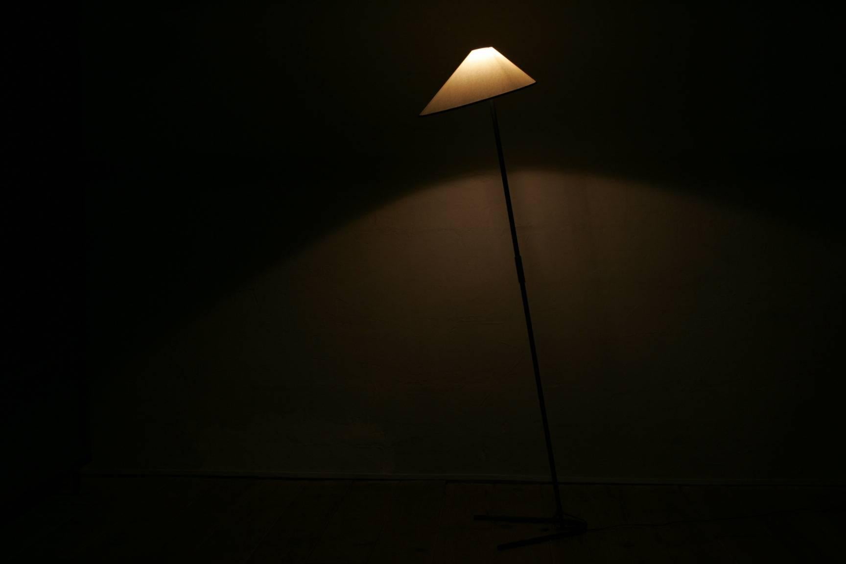 Brass 1950 French Floor Lamp For Sale
