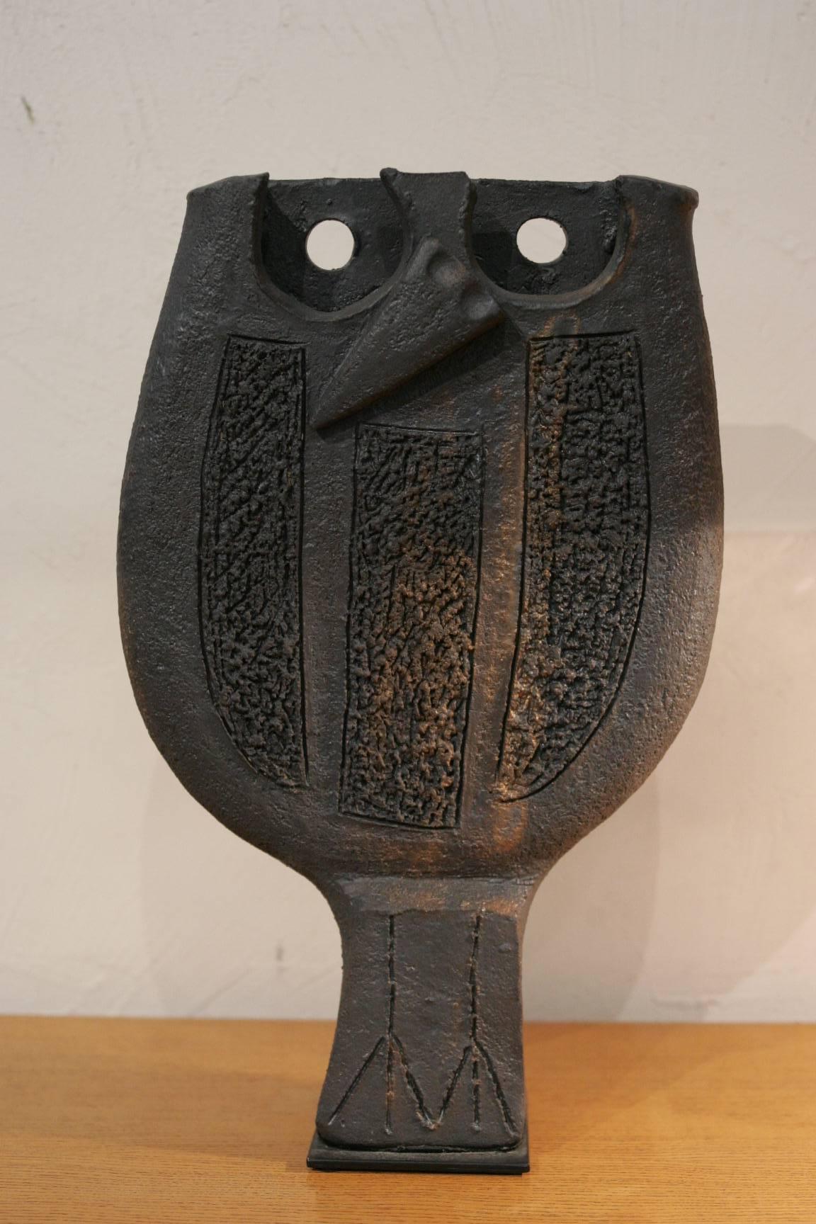 Mid-Century Modern Dominique Pouchain Owl Chamotte Clay