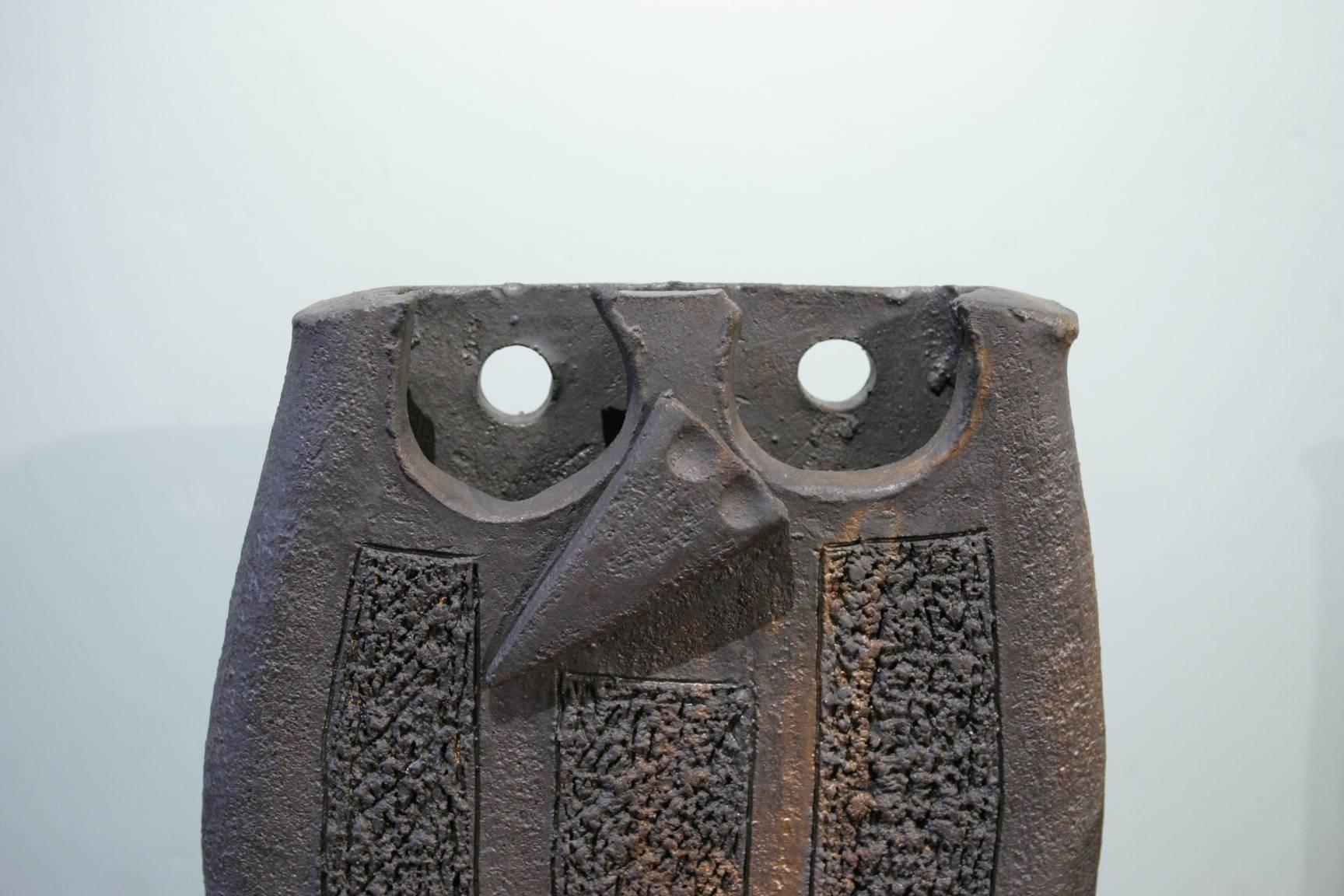 Ceramic Dominique Pouchain Owl Chamotte Clay