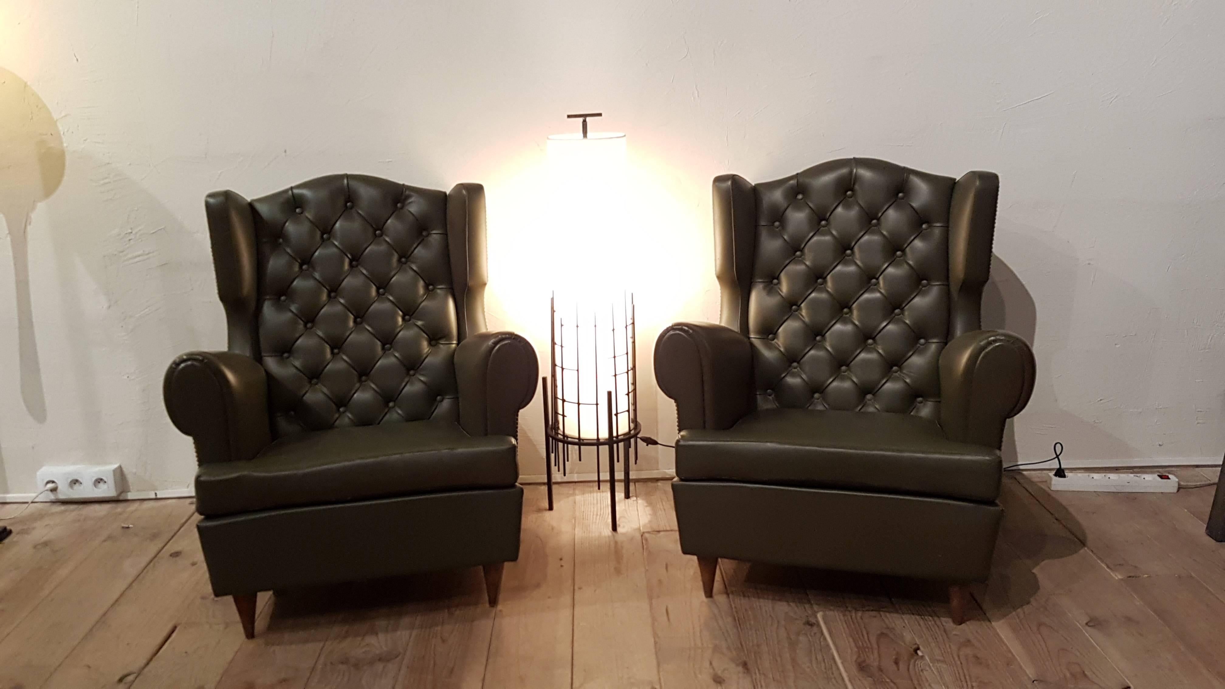 Neoclassic Pair of Armchair, 1960 For Sale 1