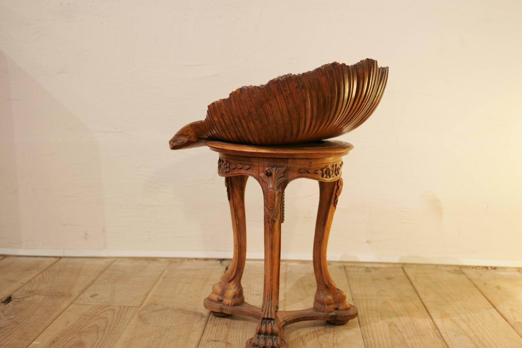 19th Century Harpist Stool Ebenist Grotte In Fair Condition For Sale In Couzon au Mont d'Or, FR