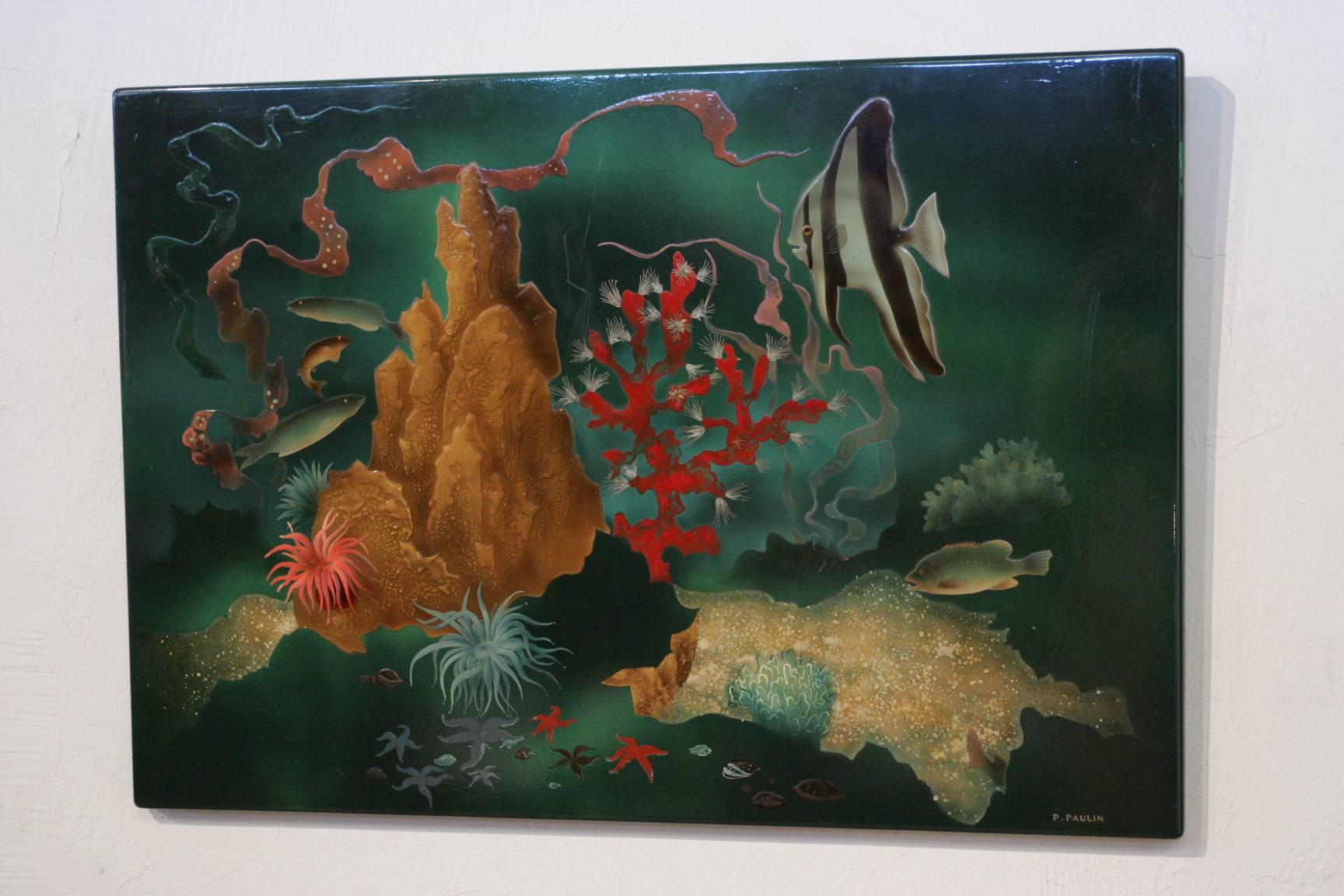 Mid-20th Century Pierre Paulin Lacquered Panel, 1940 For Sale