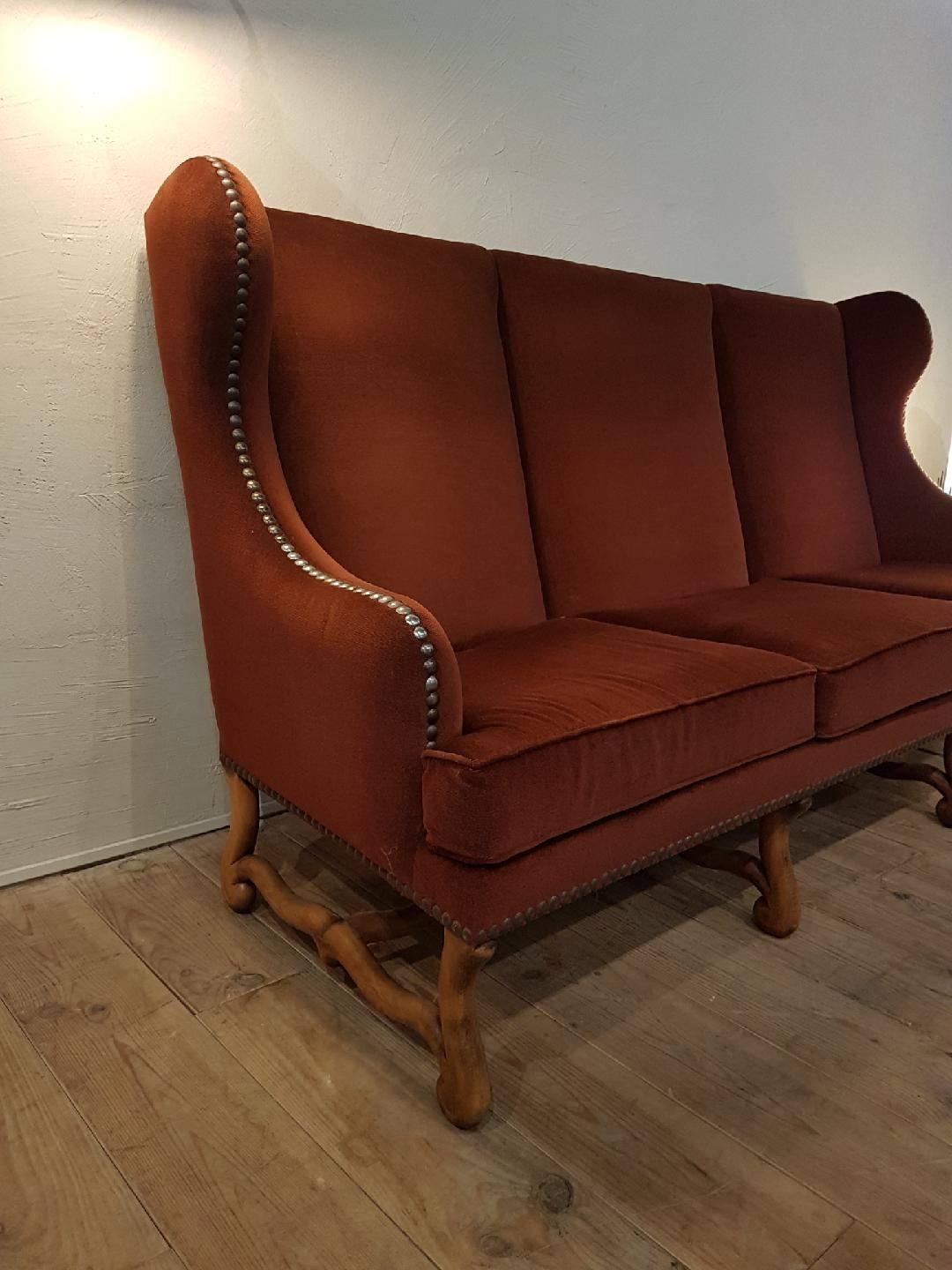 Louis XIII Large Sofa 
