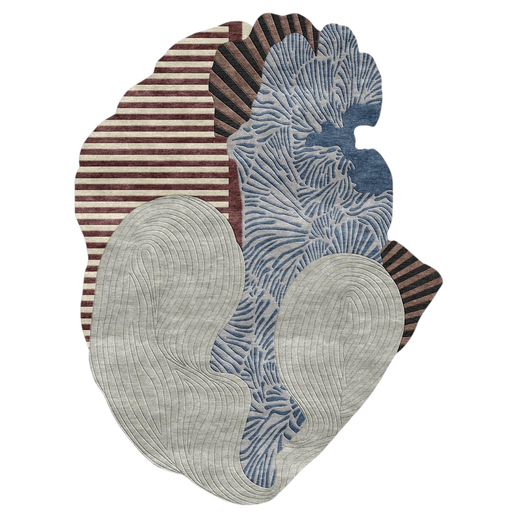 MIST – Tapis sur mesure fabriqué à la main en TENCEL et laine de Nouvelle-Zélande par Rugs & Co.