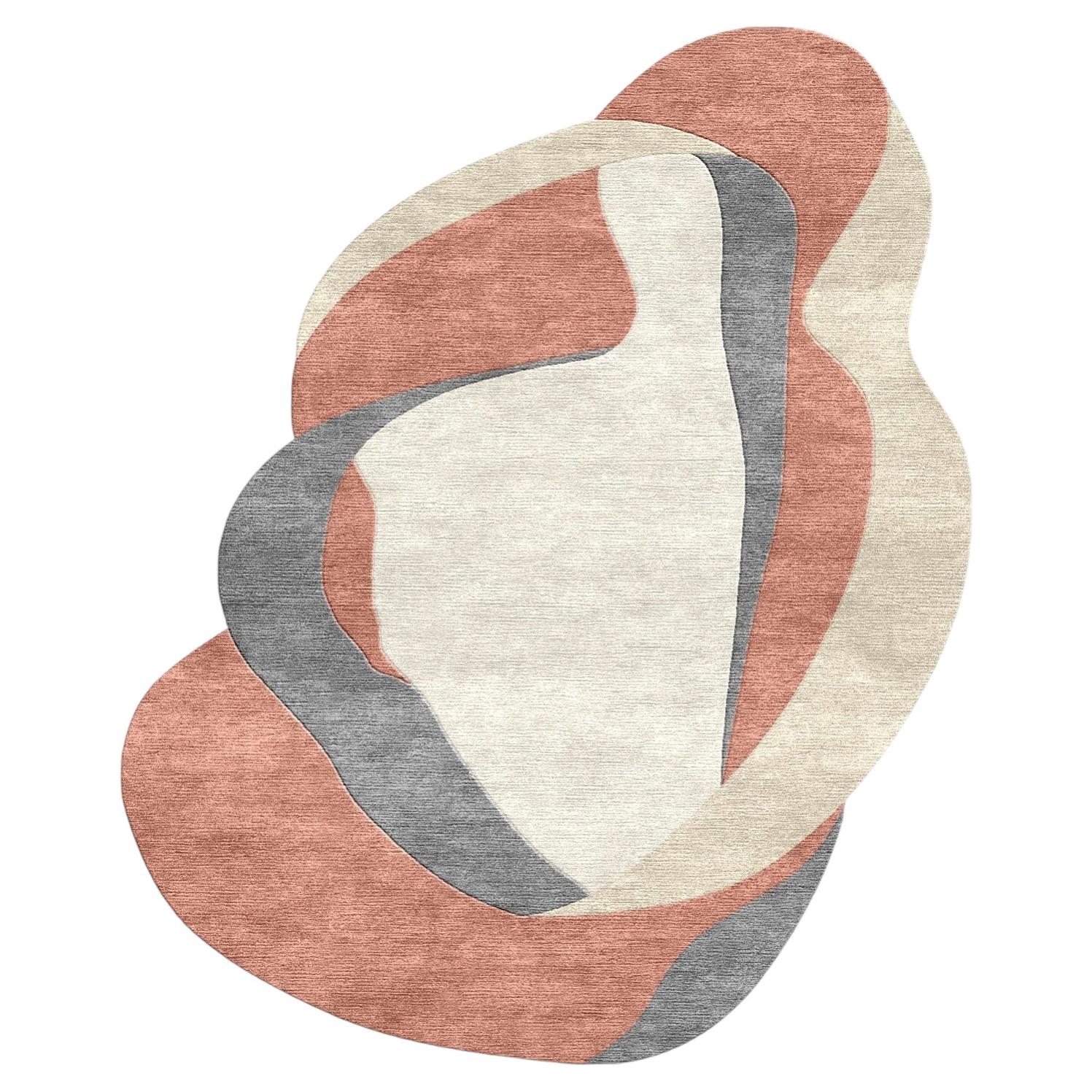 SOFT CONTOUR – Custom Handmade Rug in TENCEL / New Zealand Wool by Rugs & Co