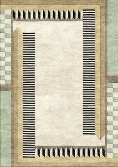 HECHAL – Custom Handmade Rug in TENCEL / New Zealand Wool by Rugs & Co