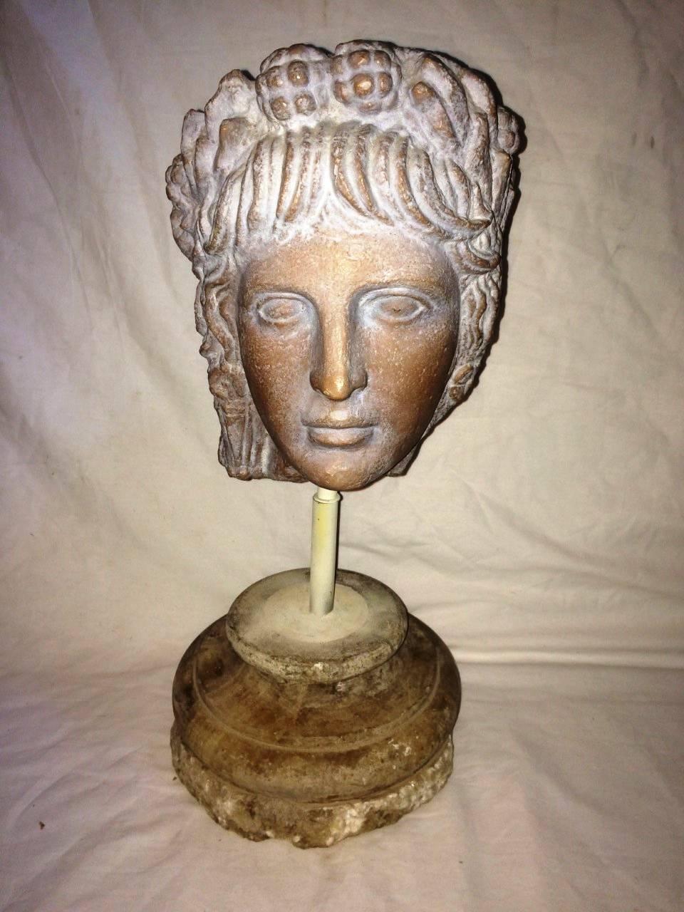 Italian A Vatican Museum edition of an antique Roman head For Sale