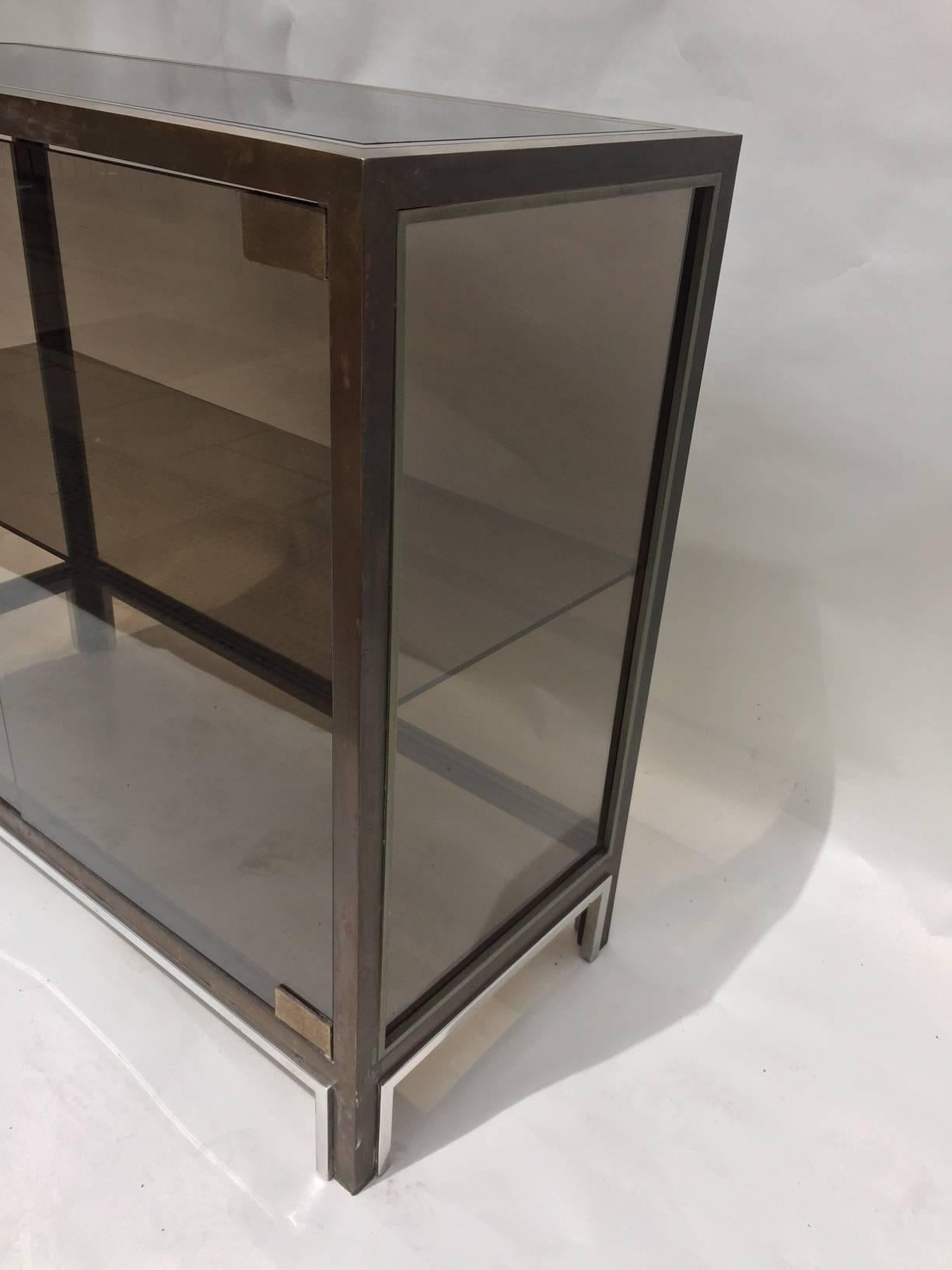 20th Century 1960s Italian Display Cabinet Attributed to Willy Rizzo