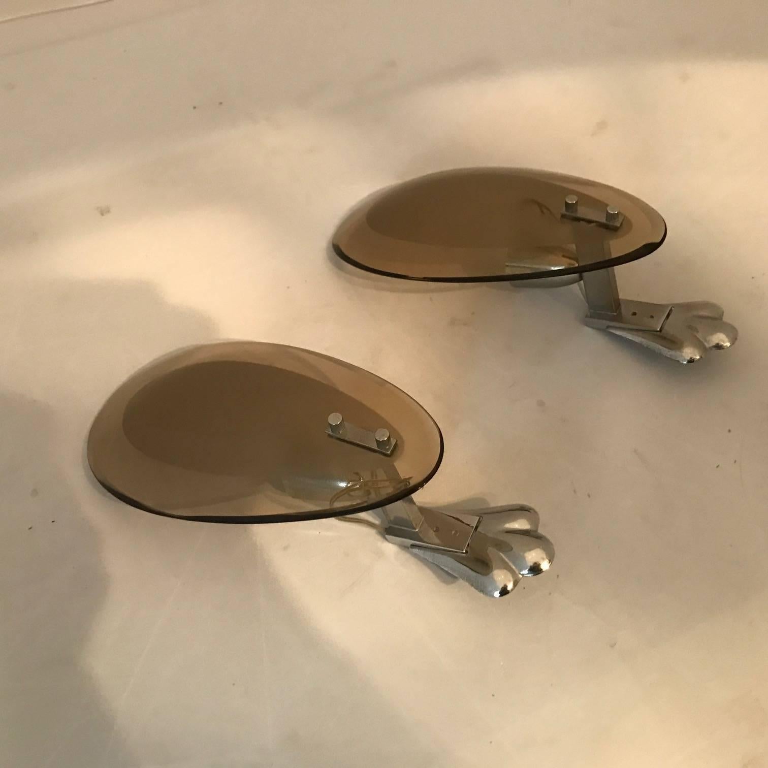 Pair of Wall Lights Italian, circa 1960s In Good Condition For Sale In London, GB