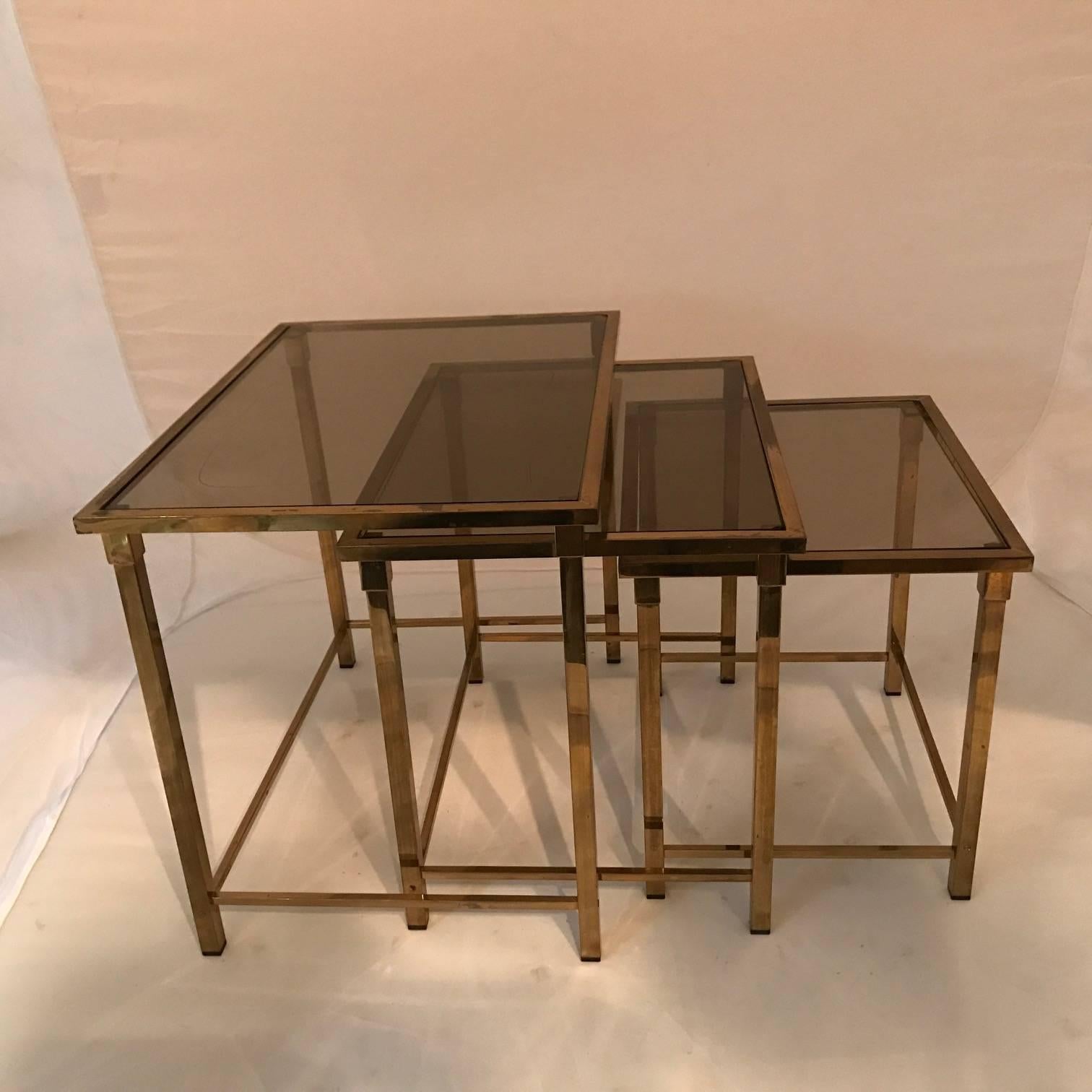 Vintage Nest of Tables, circa 1960s, Italian In Good Condition In London, GB