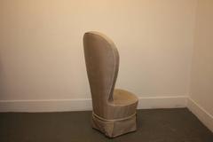 Pair of 1950s Italian Tall Back Bedroom Chairs