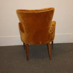 Pair of Italian 1950s Bedroom Chairs