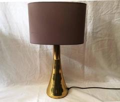 A pair of Italian 60's table lamps in brass