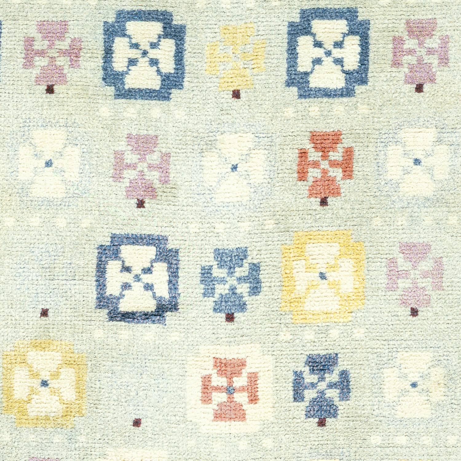 Scandinavian Modern 20th Century Swedish Pile-Weave Carpet For Sale
