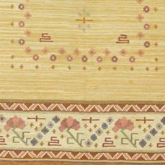 20th Century Swedish Flat-Weave Carpet by Solveig Westerberg