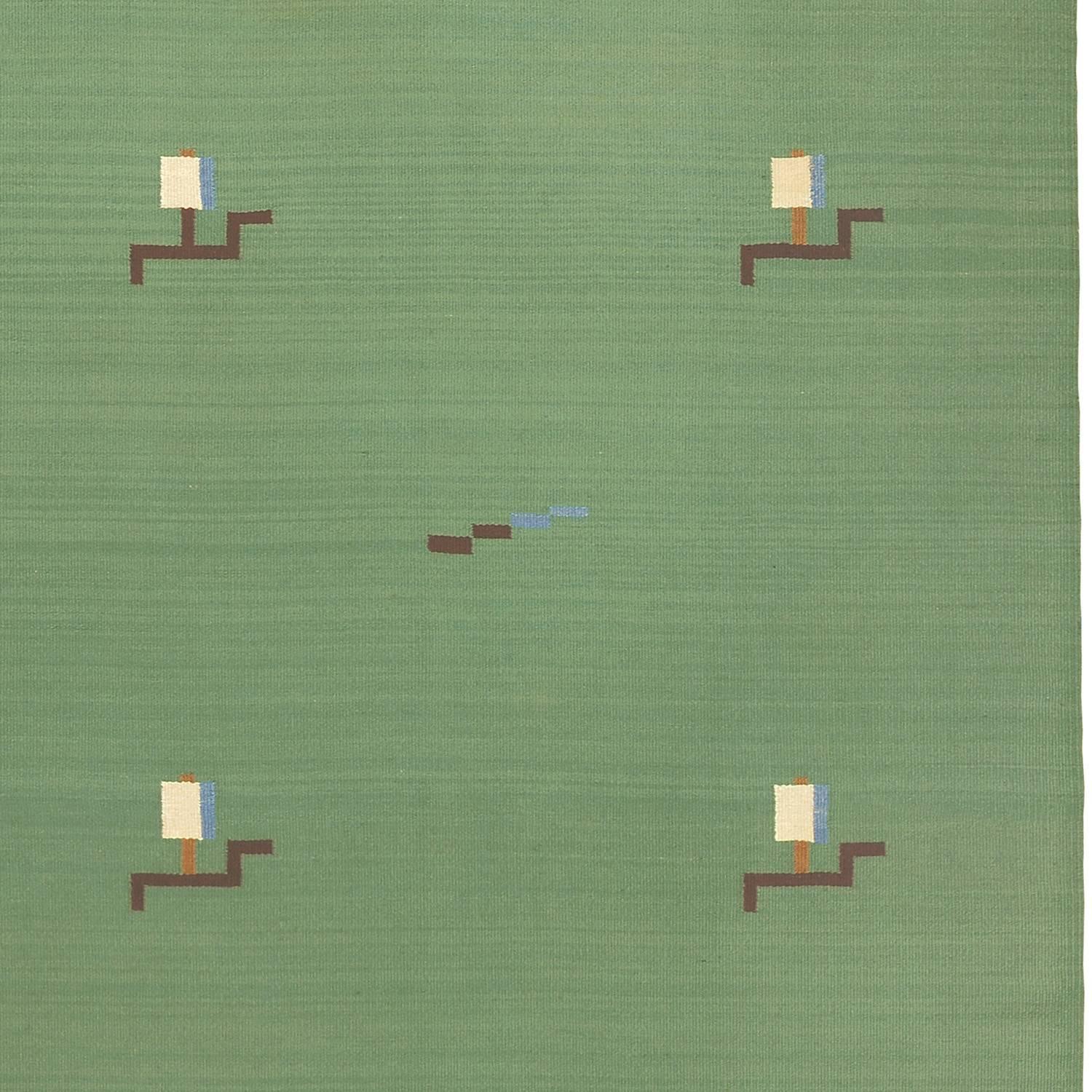 Early 20th century Swedish flat-weave carpet
Sweden ca. 1920-30
handwoven