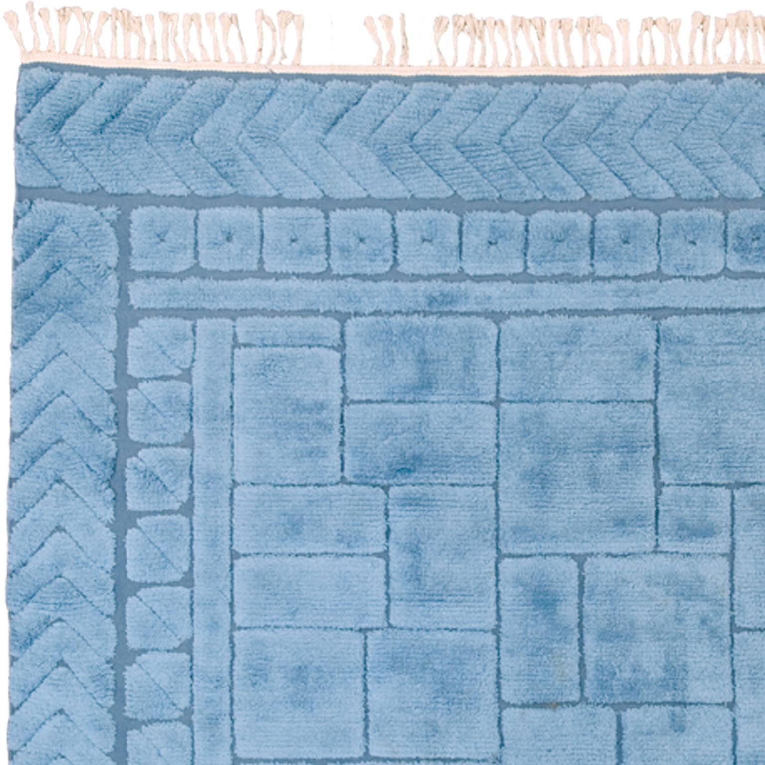 Mid-20th century Swedish pile carpet
Sweden ca. 1950
initialed 'IHK' (Ingrid Hellman - Knafve).
17'7