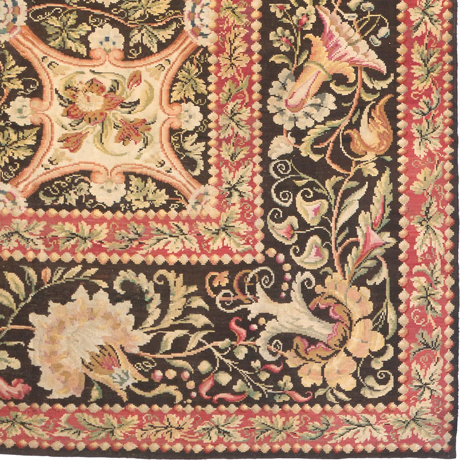 Late 19th century Bessarabian carpet, Balkans.
                 