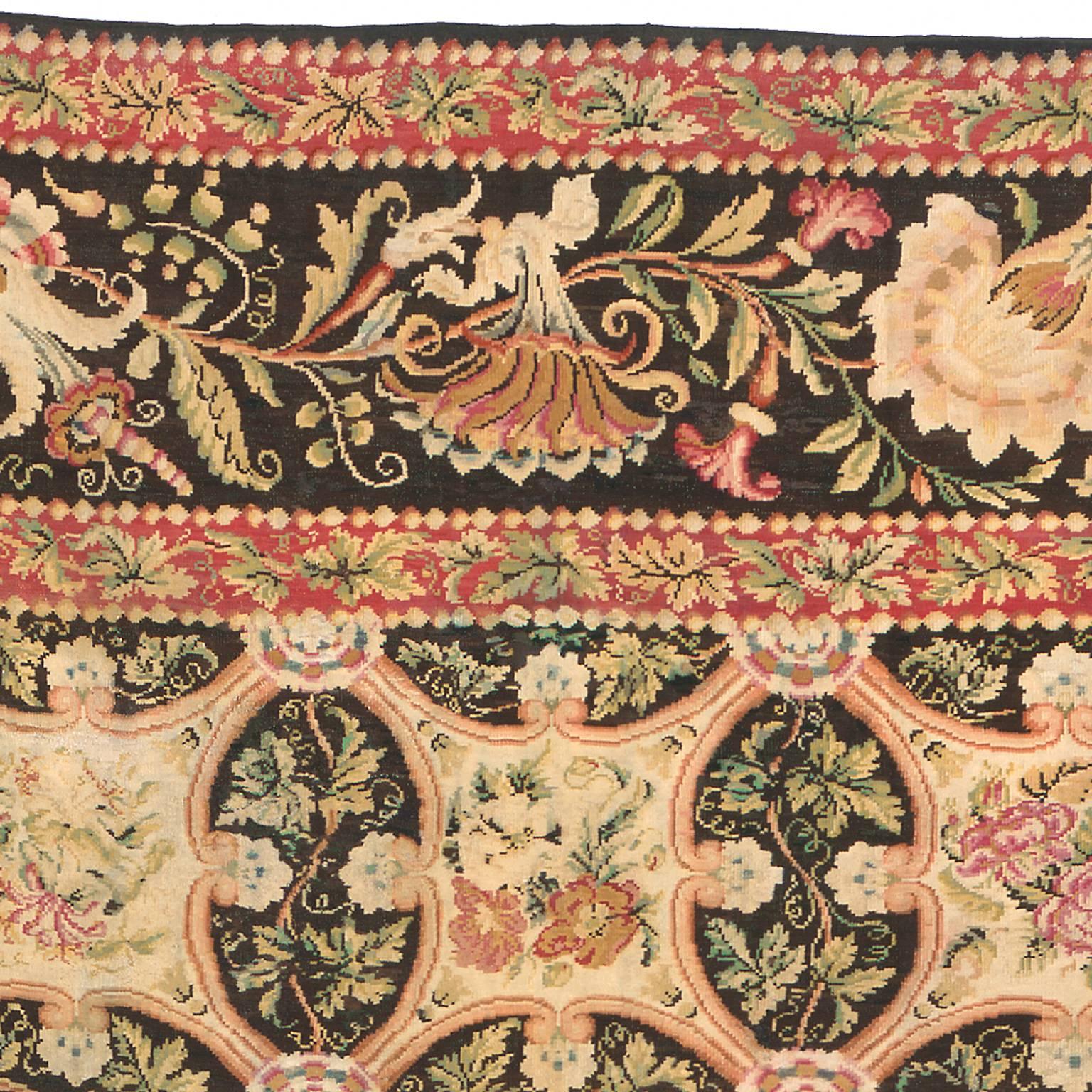 Late 19th Century Bessarabian Carpet In Fair Condition For Sale In New York, NY