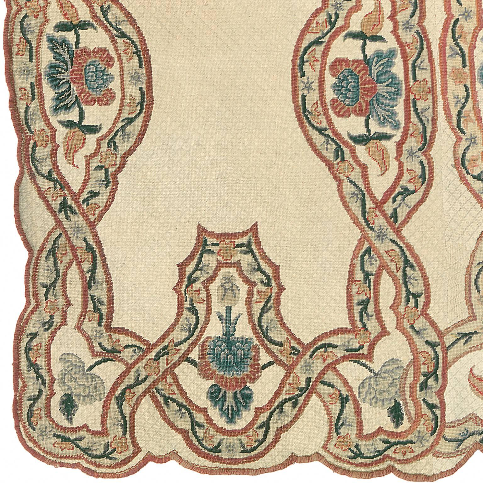 French embroidery carpet, Louis XVI period.