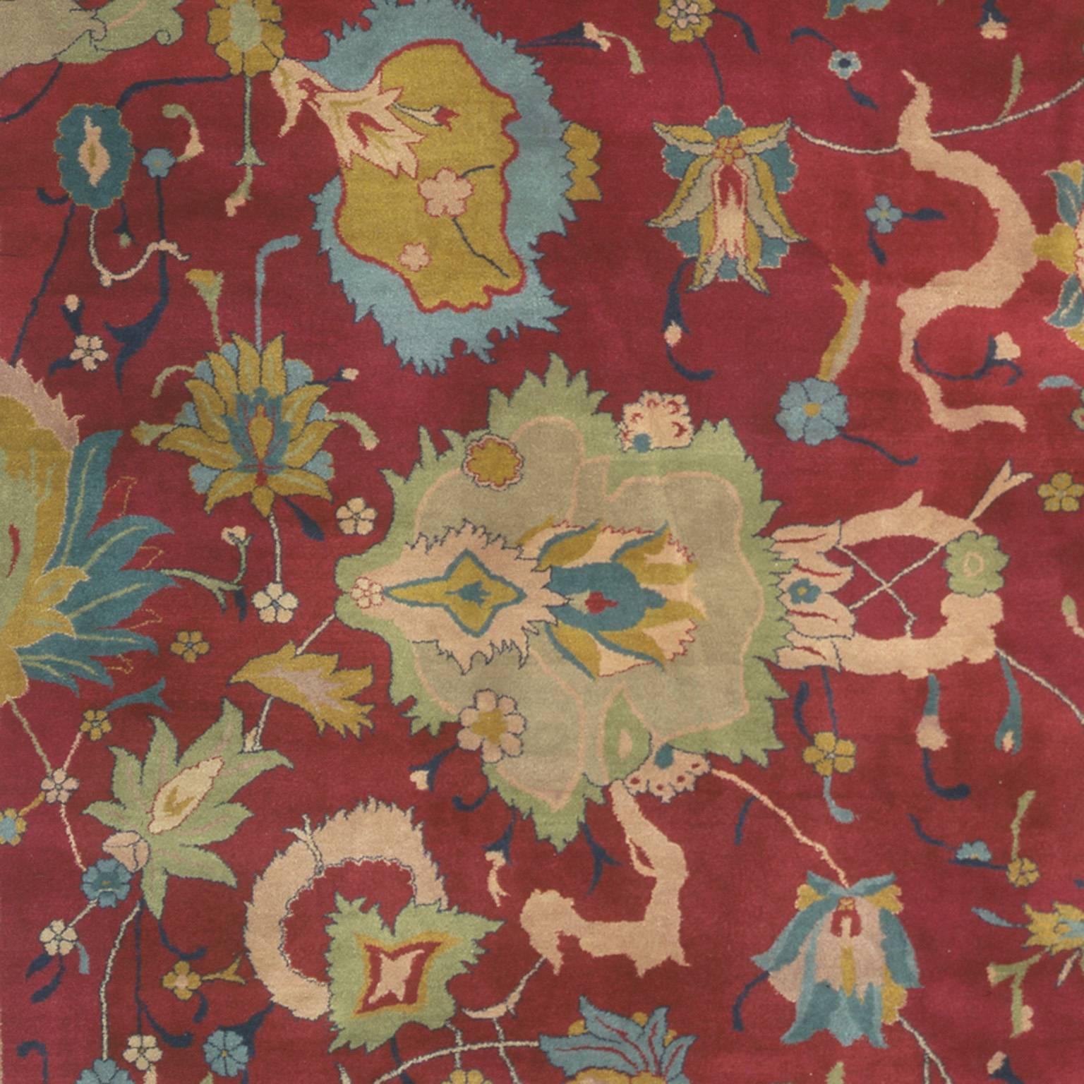 Late 19th Century Agra Carpet For Sale 1